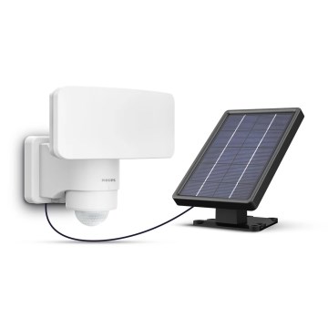 Philips - LED Kinkiet solarny z czujnikiem ruchu i zmierzchu TYLUS LED/6W/3,7V 2600 mAh 5000K IP44