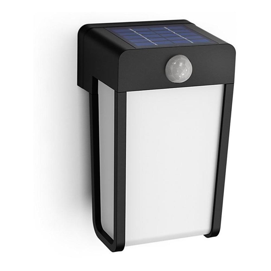 Philips - LED Kinkiet solarny z czujnikiem SHROUD LED/2,3W/3,7V 600 mAh IP44