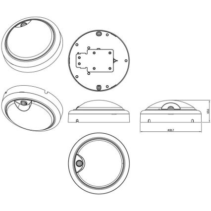 Philips - LED Kinkiet z zujnikiem PROJECTLINE LED/15W/230V IP54