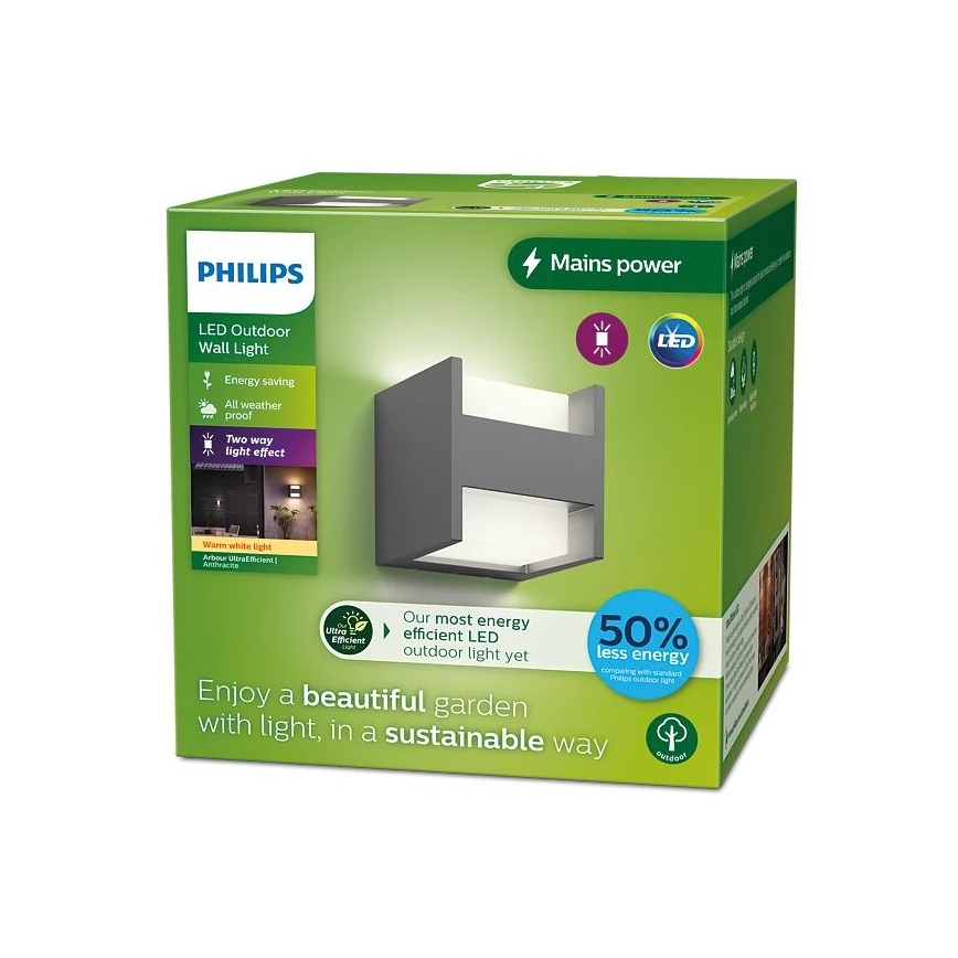 Philips - LED Kinkiet zewnętrzny ARBOUR LED/3,8W/230V 2700K IP44