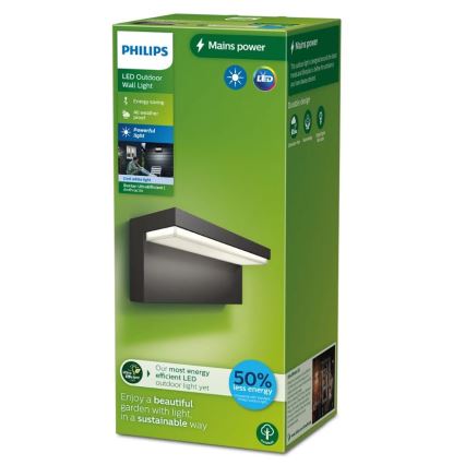 Philips - LED Kinkiet zewnętrzny BUSTAN LED/3,8W/230V 4000K IP44