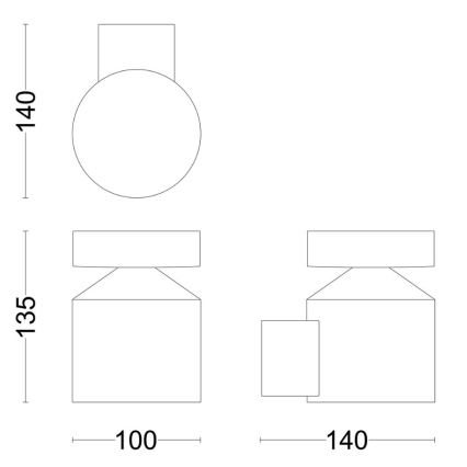 Philips - LED Kinkiet zewnętrzny LAVEN LED/6W/230V 2700K IP44