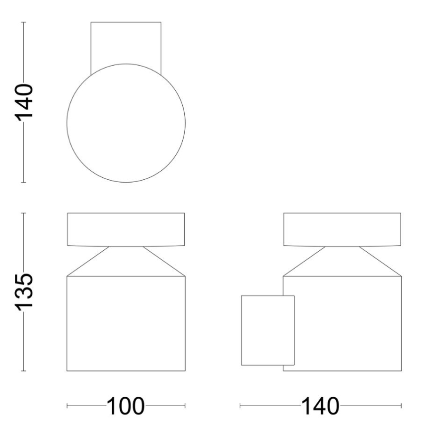 Philips - LED Kinkiet zewnętrzny LAVEN LED/6W/230V 2700K IP44