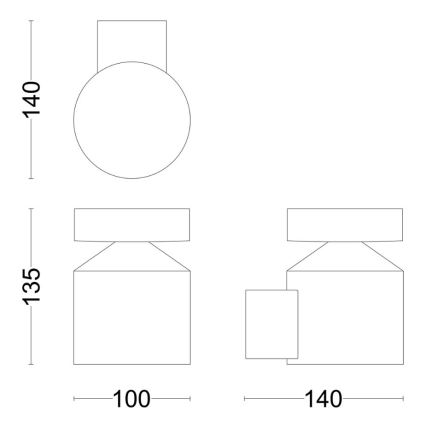 Philips - LED Kinkiet zewnętrzny LAVEN LED/6W/230V 4000K IP44