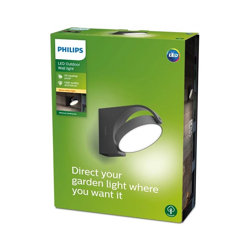 Philips - LED Kinkiet zewnętrzny LED/7W/230V 2700K IP44