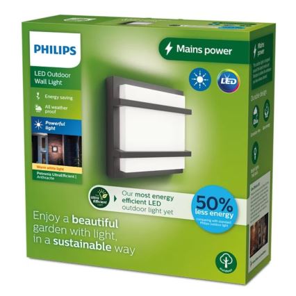 Philips - LED Kinkiet zewnętrzny PETRONIA LED/3,8W/230V IP44