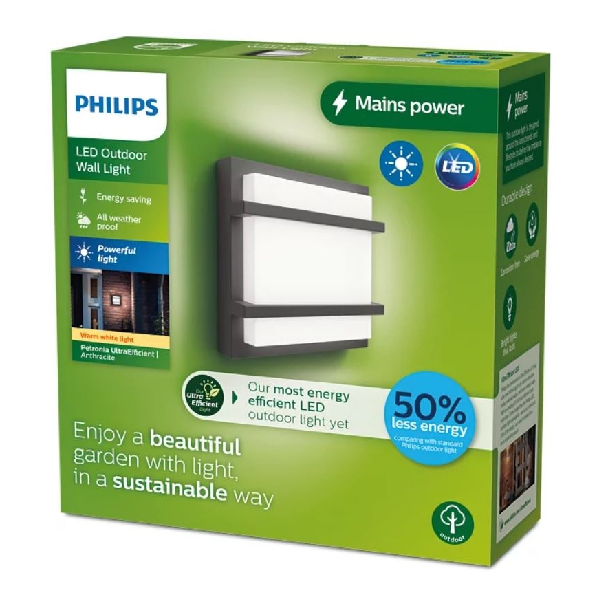 Philips - LED Kinkiet zewnętrzny PETRONIA LED/3,8W/230V IP44