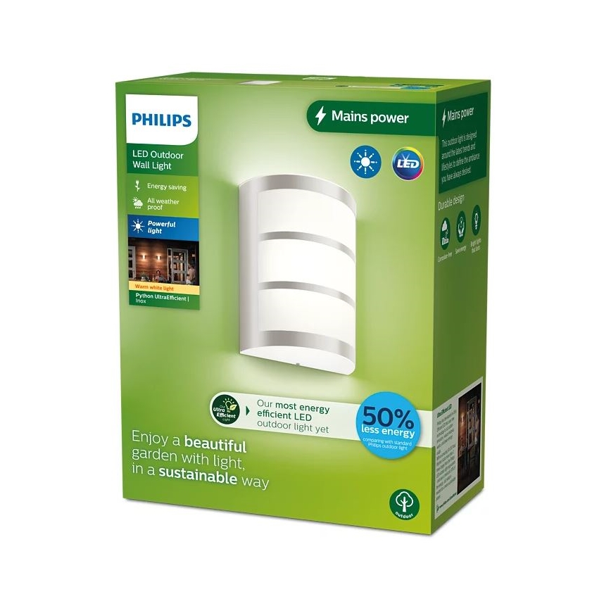 Philips - LED Kinkiet zewnętrzny PYTHON LED/3,8W/230V IP44