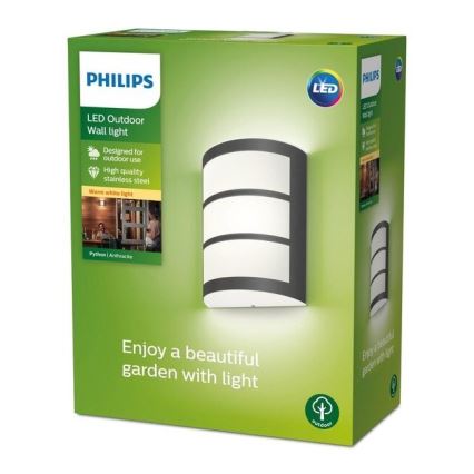 Philips - LED Kinkiet zewnętrzny LED/6W/230V 2700K IP44