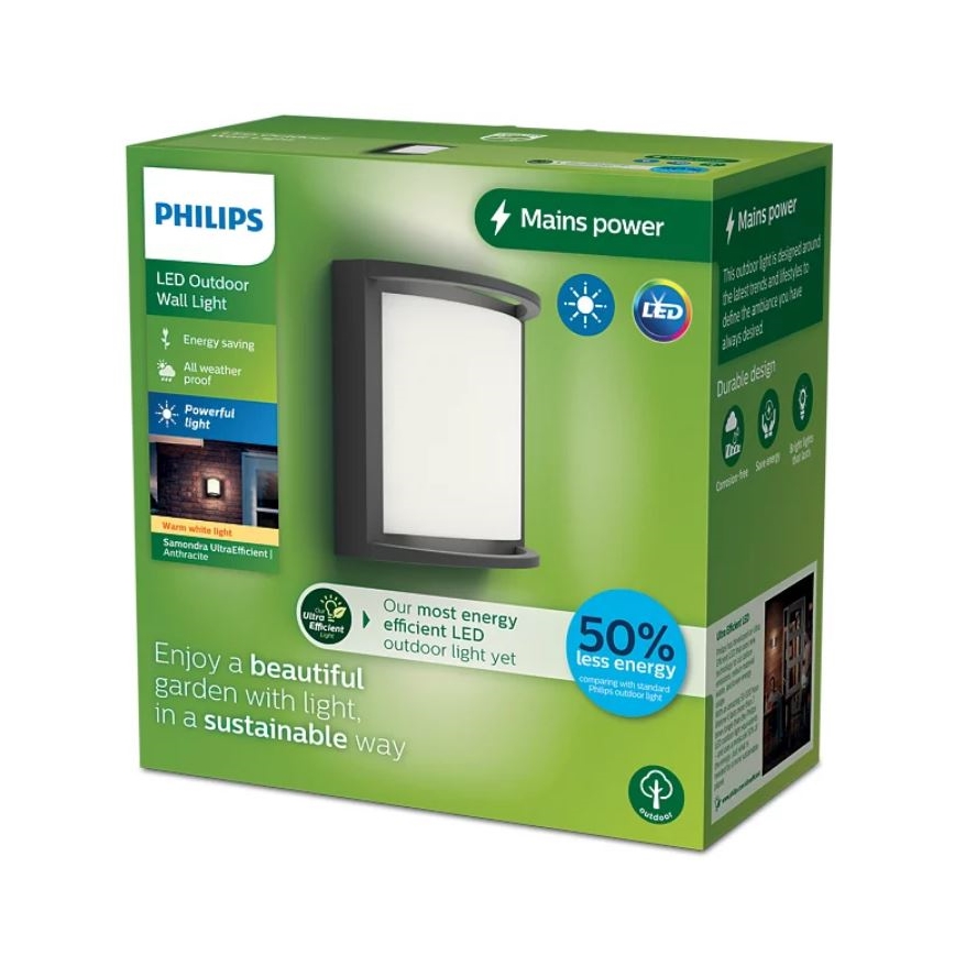 Philips - LED Kinkiet zewnętrzny SAMONDRA LED/3,8W/230V IP44