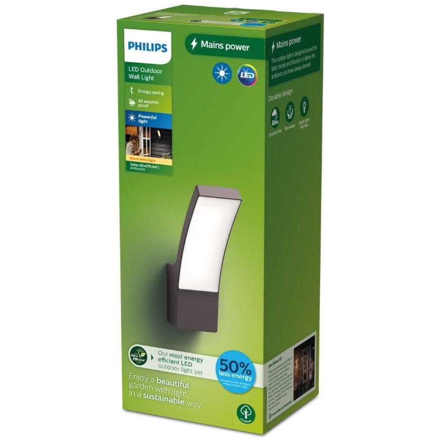 Philips - LED Kinkiet zewnętrzny SPLAY LED/3,8W/230V IP44