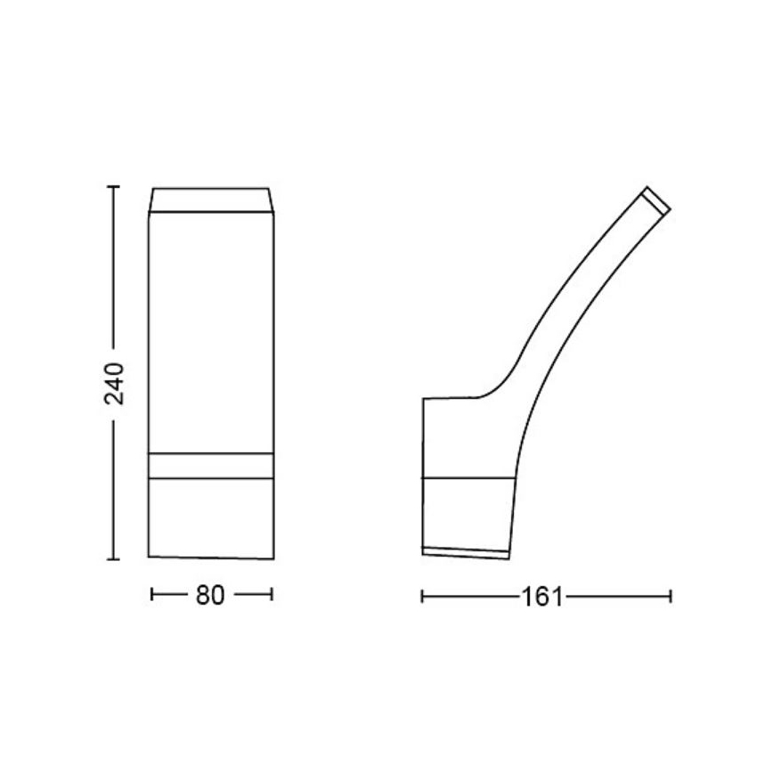 Philips - LED Kinkiet zewnętrzny SPLAY LED/3,8W/230V IP44