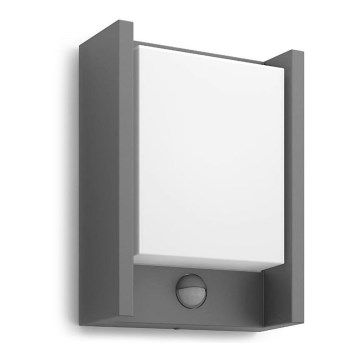 Philips - LED Kinkiet zewnętrzny z czujnikiem ARBOUR LED/3,8W/230V 2700K IP44