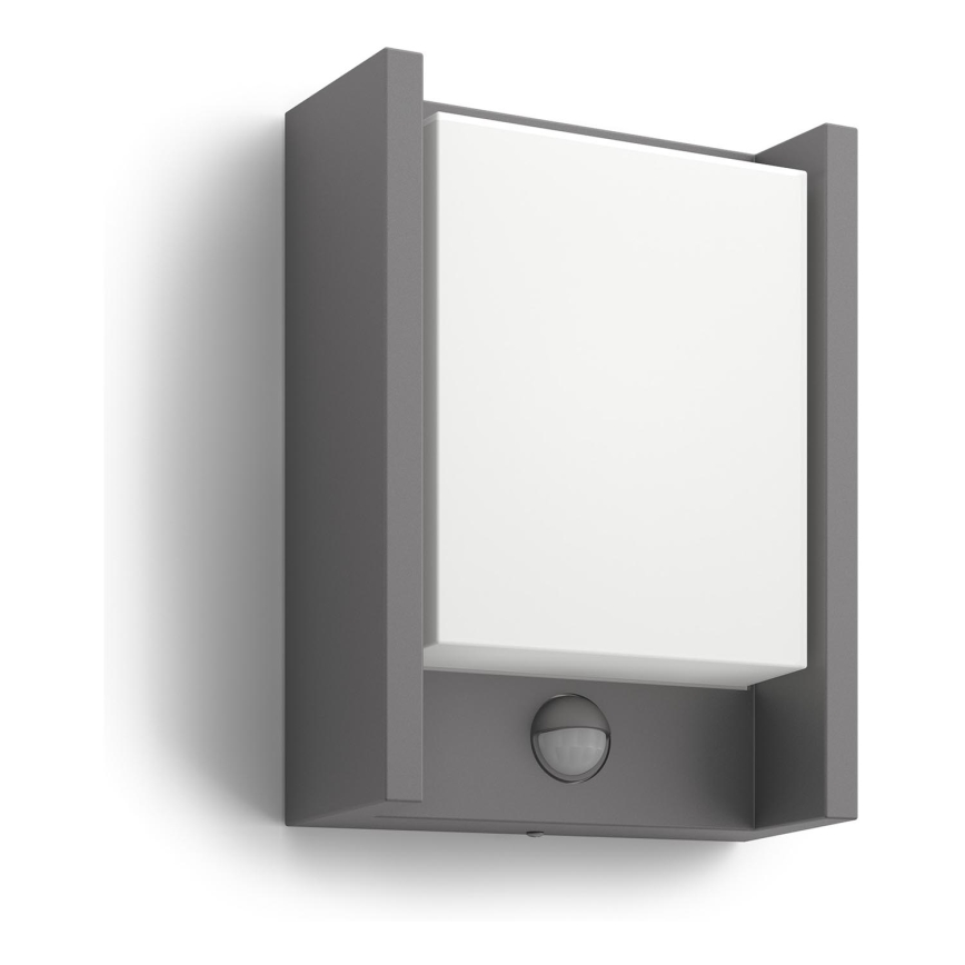 Philips - LED Kinkiet zewnętrzny z czujnikiem LED/6W 2700K IP44