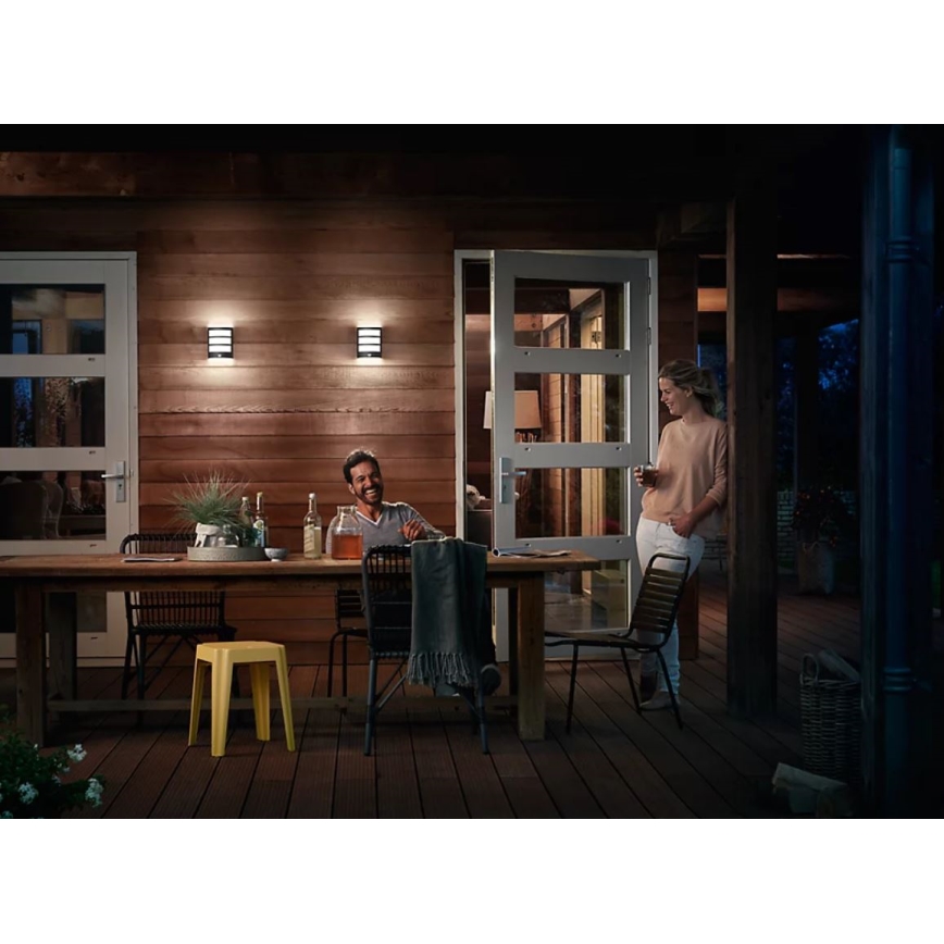 Philips - LED Kinkiet zewnętrzny z czujnikiem PYTHON LED/3,8W/230V IP44