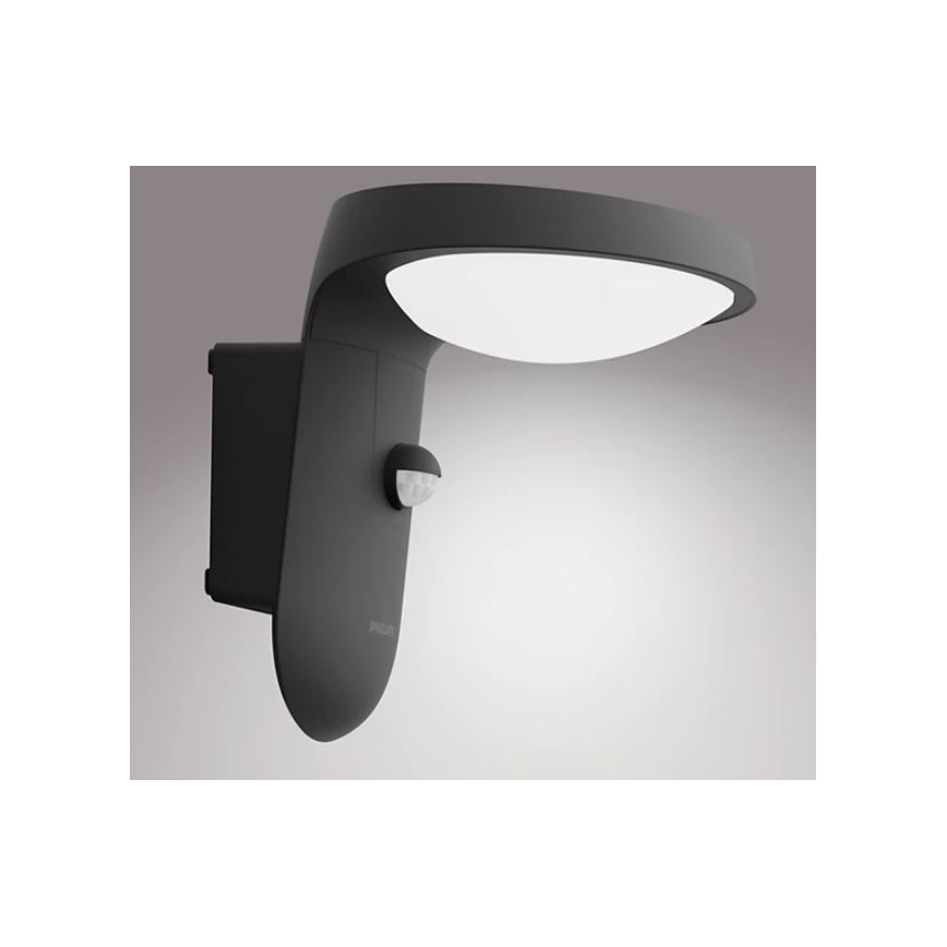 Philips - LED Kinkiet zewnętrzny z czujnikiem LED/9W/230V 4000K IP44