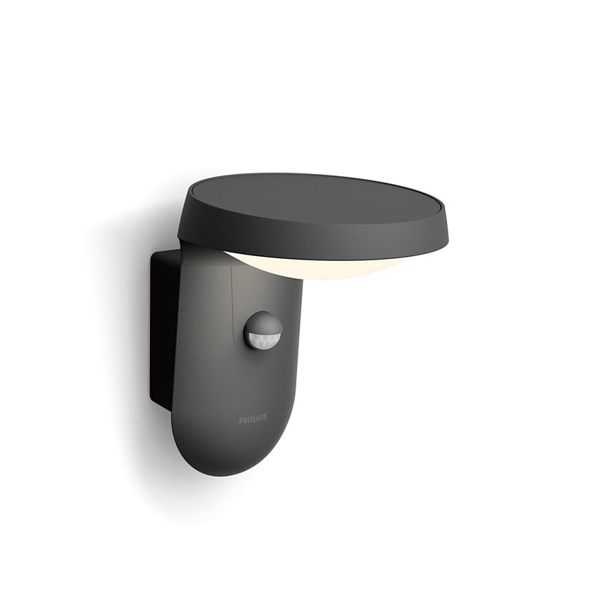 Philips - LED Kinkiet zewnętrzny z czujnikiem LED/9W/230V 4000K IP44