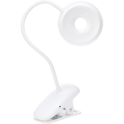 Philips - LED Lampa ściemnialna z klipsem DONUTCLIP LED/3W/5V 1200 mAh CRI 90 biała