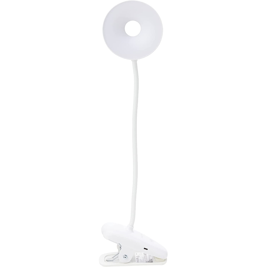 Philips - LED Lampa ściemnialna z klipsem DONUTCLIP LED/3W/5V 1200 mAh CRI 90 biała
