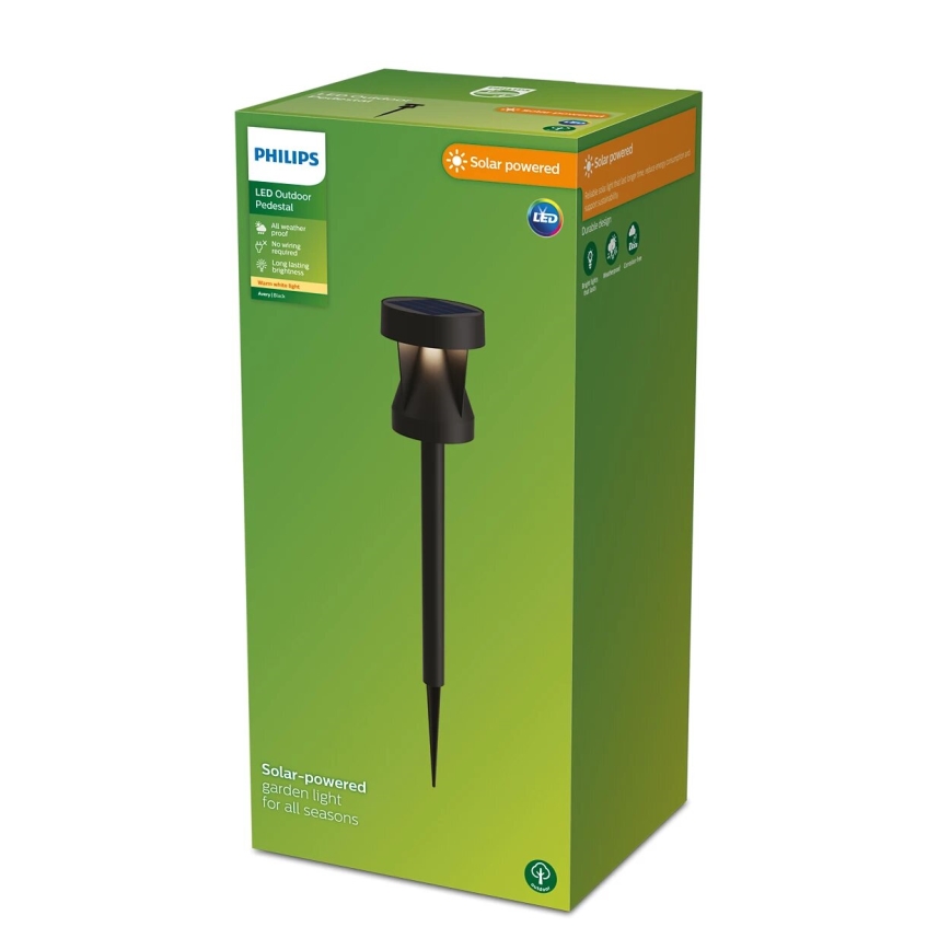 Philips - LED Lampa solarna AVERY LED/1,8W/3,7V 2700K IP44
