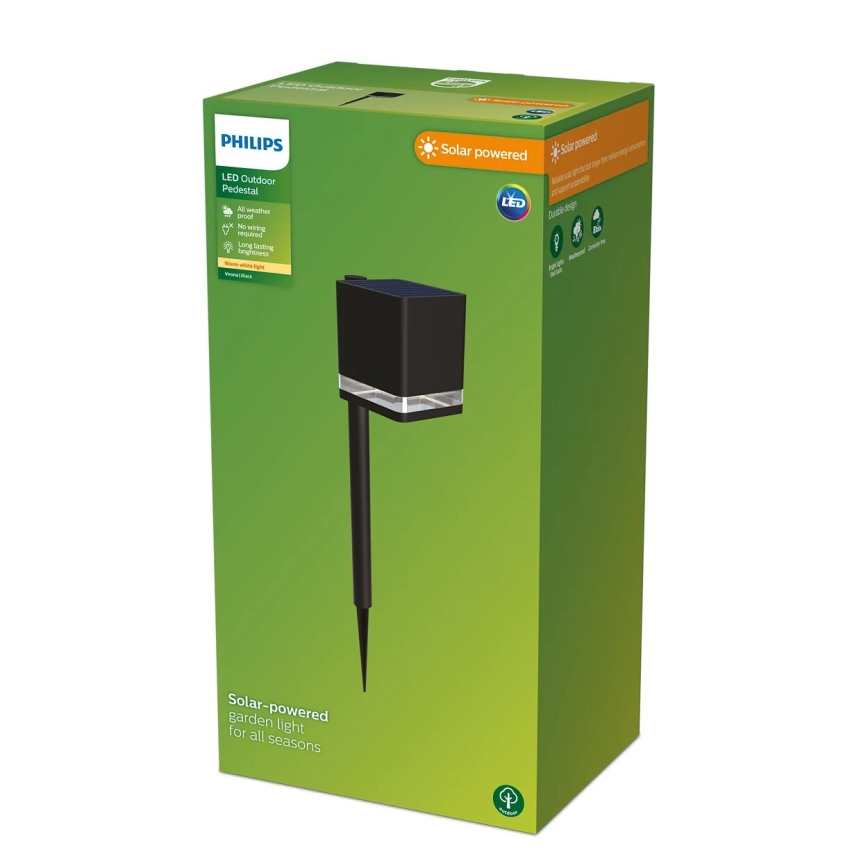 Philips - LED Lampa solarna VIRONA LED/1,8W/3,7V 2700K IP44