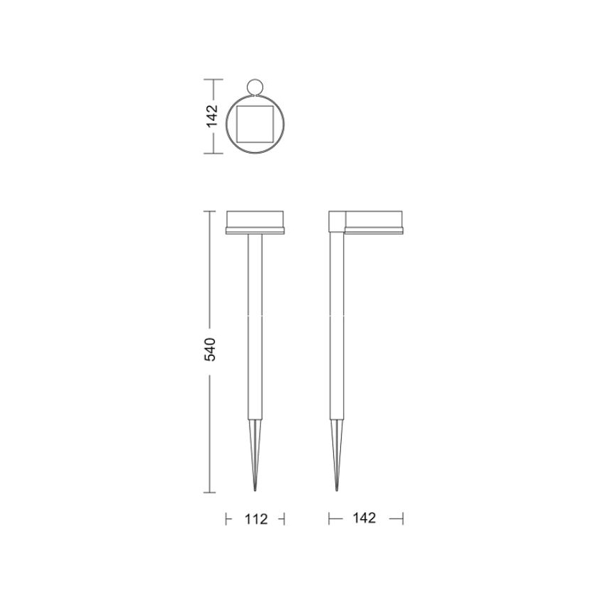 Philips - LED Lampa solarna VYNCE LED/1,5W/3,7V 1500 mAh IP44