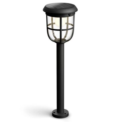 Philips - Lampa solarna LED z czujnikiem ruchu i zmierzchu RADII LED/1,3W/3,7V 2000 mAh 3000K IP44