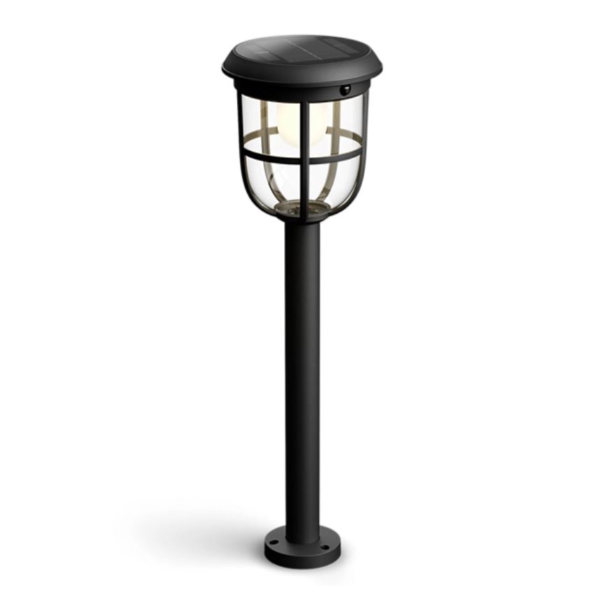 Philips - Lampa solarna LED z czujnikiem ruchu i zmierzchu RADII LED/1,3W/3,7V 2000 mAh 3000K IP44