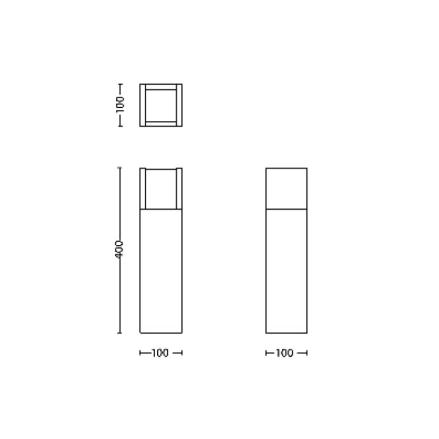 Philips - LED Lampa zewnętrzna ARBOUR LED/3,8W/230V 40 cm 2700K IP44
