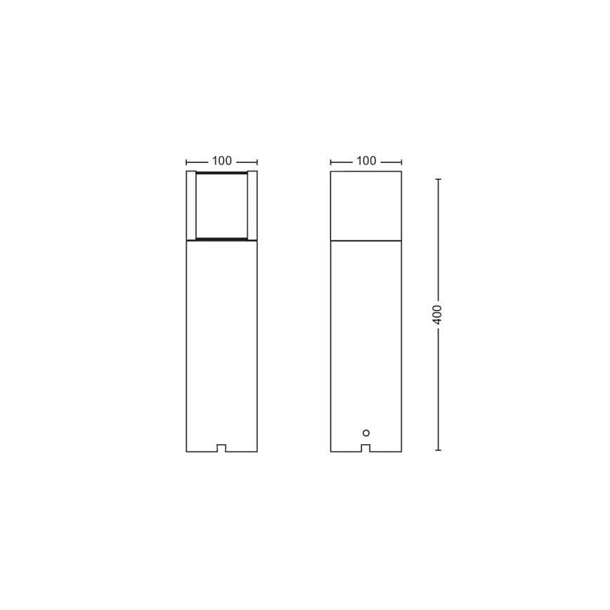 Philips - LED Lampa zewnętrzna LED/6W/12V 2700K IP44