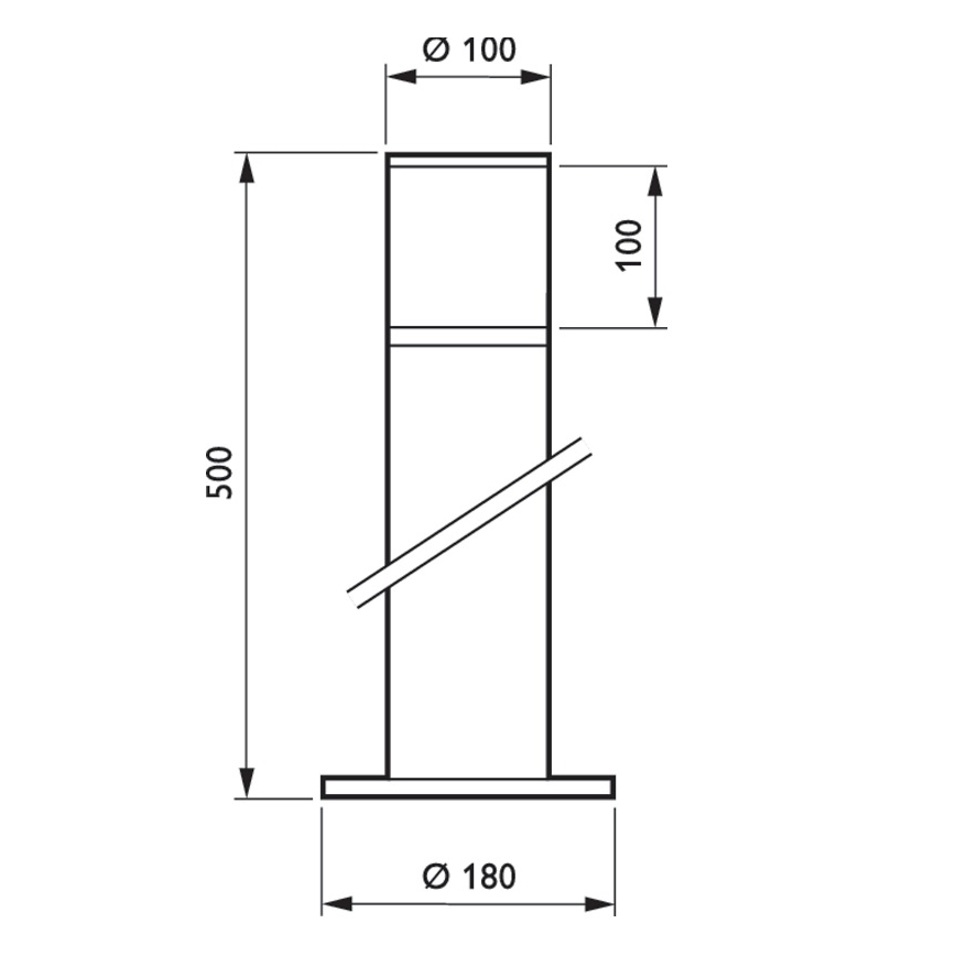Philips - Lampa zewnętrzna BOLLARD LED/8W/230V IP65