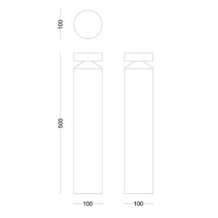 Philips - LED Lampa zewnętrzna LAVEN LED/6W/230V 2700K IP44