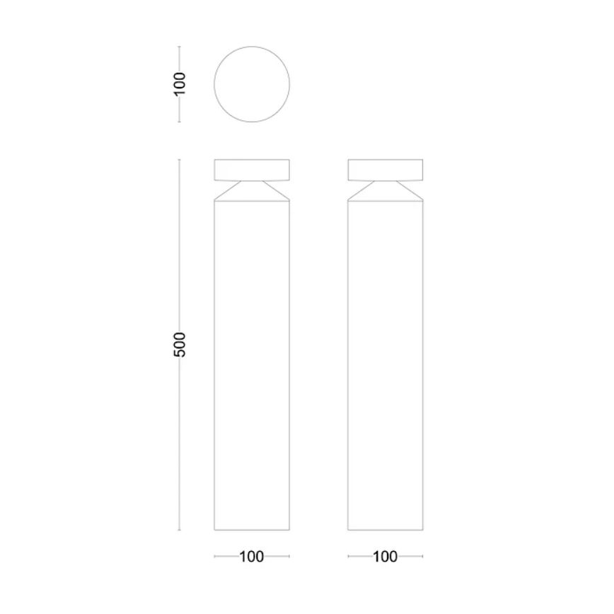 Philips - LED Lampa zewnętrzna LAVEN LED/6W/230V 2700K IP44