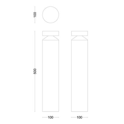 Philips - LED Lampa zewnętrzna LAVEN LED/6W/230V 4000K IP44