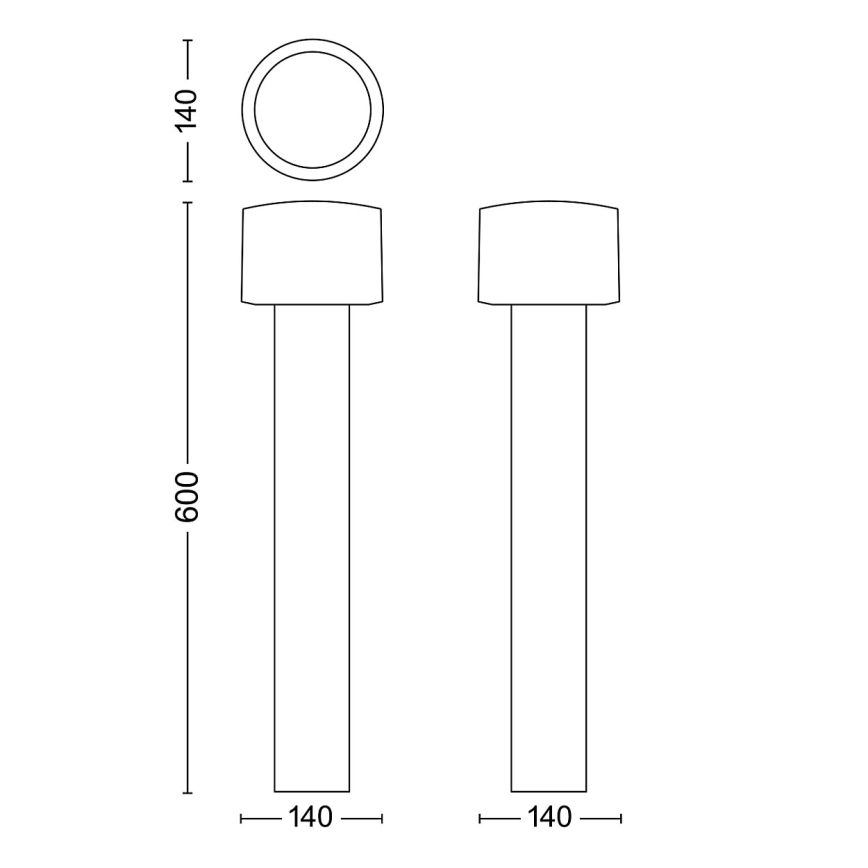 Philips - LED Lampa zewnętrzna OTIS LED/4,3W/230V 2700K IP44