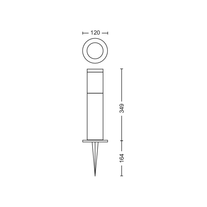 Philips - LED Lampa zewnętrzna GARDENLINK LED/6W/12V 4000K IP44