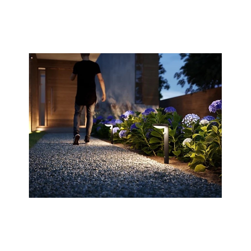 Philips - LED Lampa zewnętrzna z czujnikiem LED/9W/230V 2700K IP44