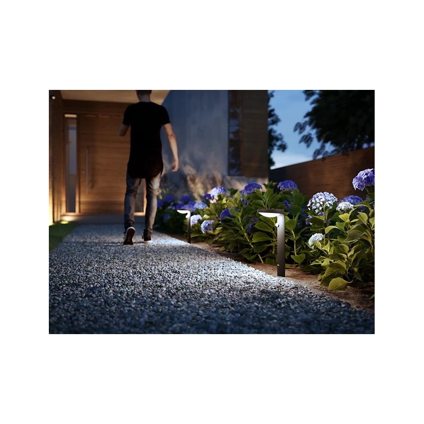 Philips - LED Lampa zewnętrzna z czujnikiem LED/9W/230V 4000K IP44