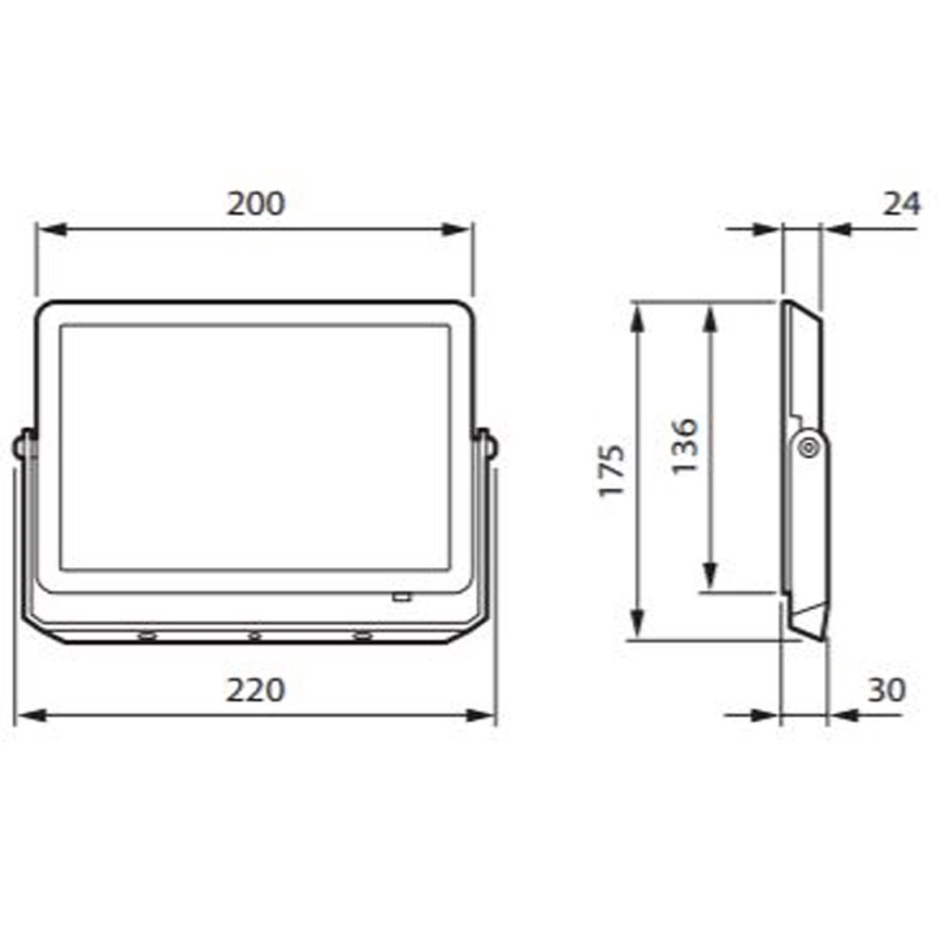 Philips - LED Naświetlacz DECOFLOOD LED/50W/230V IP65