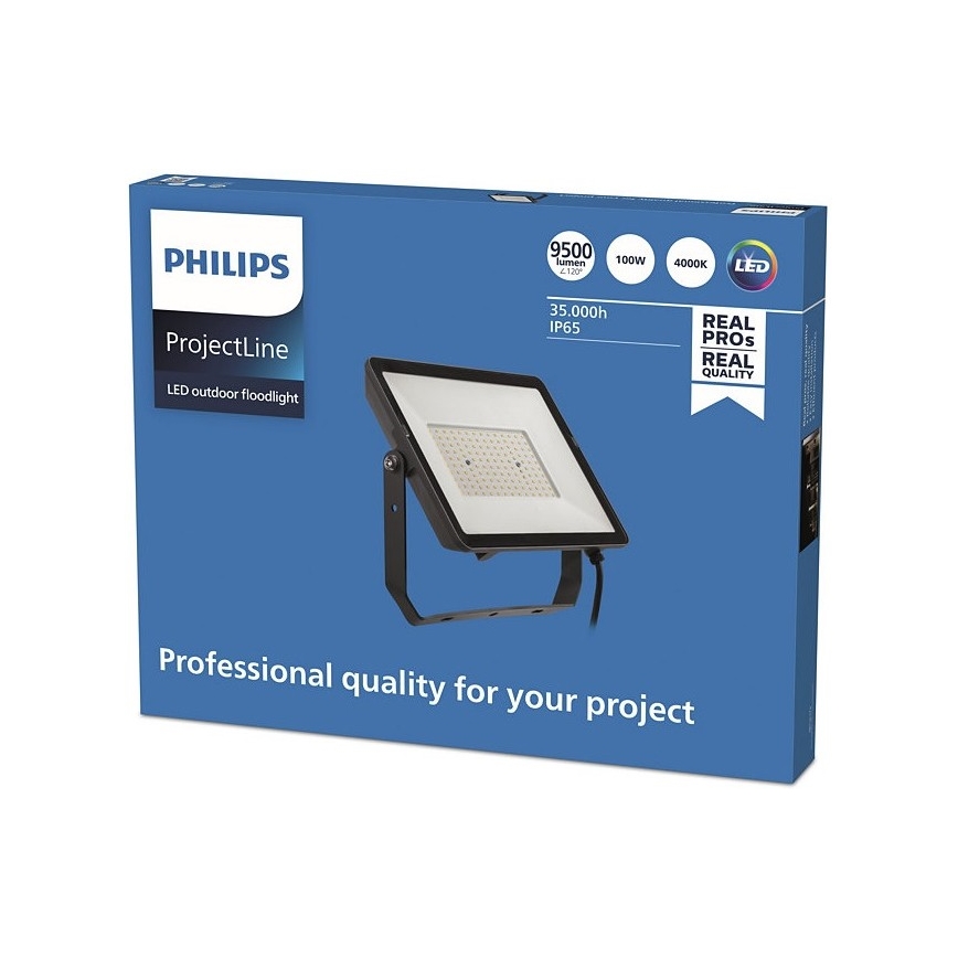 Philips - LED Naświetlacz zewnętrzny PROJECTLINE LED/100W/230V IP65 4000K