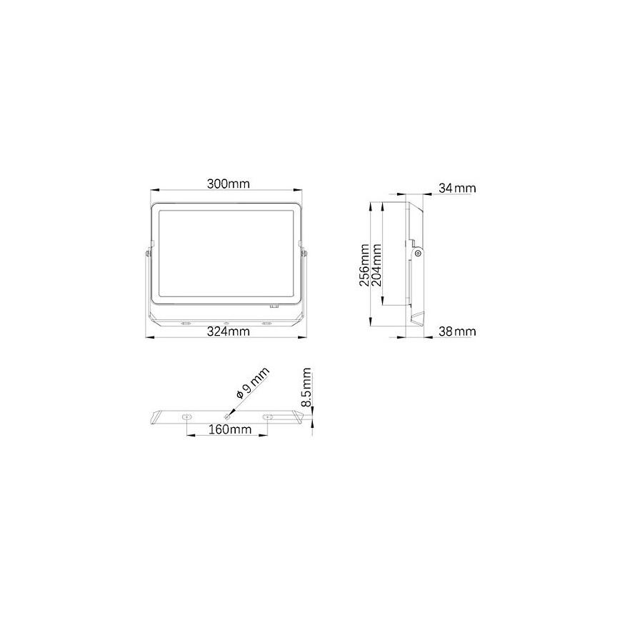 Philips - LED Naświetlacz zewnętrzny PROJECTLINE LED/100W/230V IP65 4000K