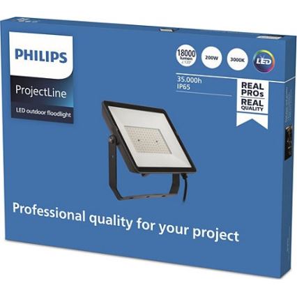 Philips - LED Naświetlacz zewnętrzny PROJECTLINE LED/200W/230V IP65 3000K