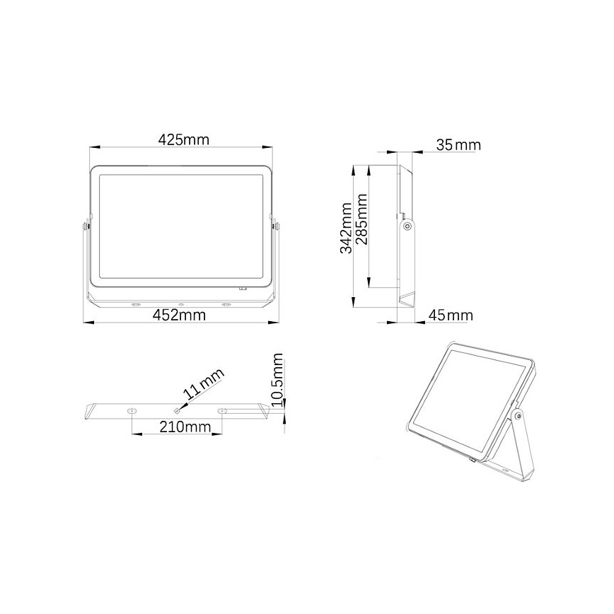 Philips - LED Naświetlacz zewnętrzny PROJECTLINE LED/200W/230V IP65 3000K