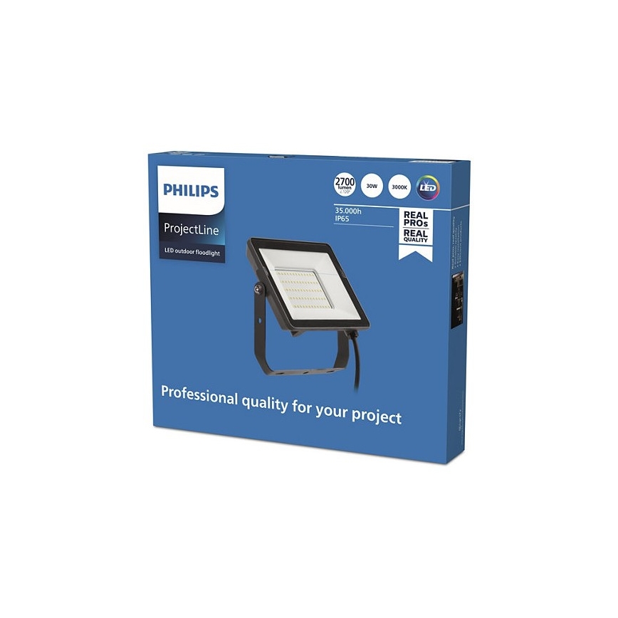 Philips - LED Naświetlacz zewnętrzny PROJECTLINE LED/30W/230V IP65 3000K