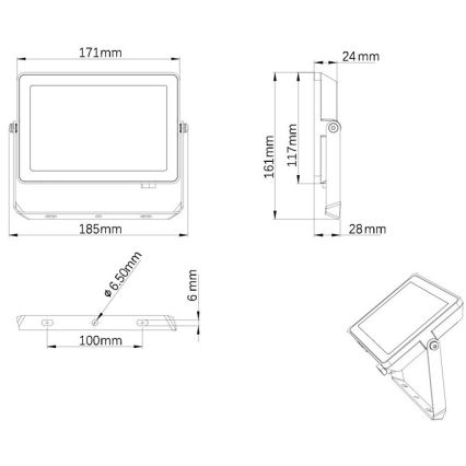 Philips - LED Naświetlacz zewnętrzny PROJECTLINE LED/30W/230V IP65 3000K