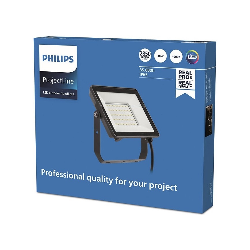 Philips - LED Naświetlacz zewnętrzny PROJECTLINE LED/30W/230V IP65 4000K
