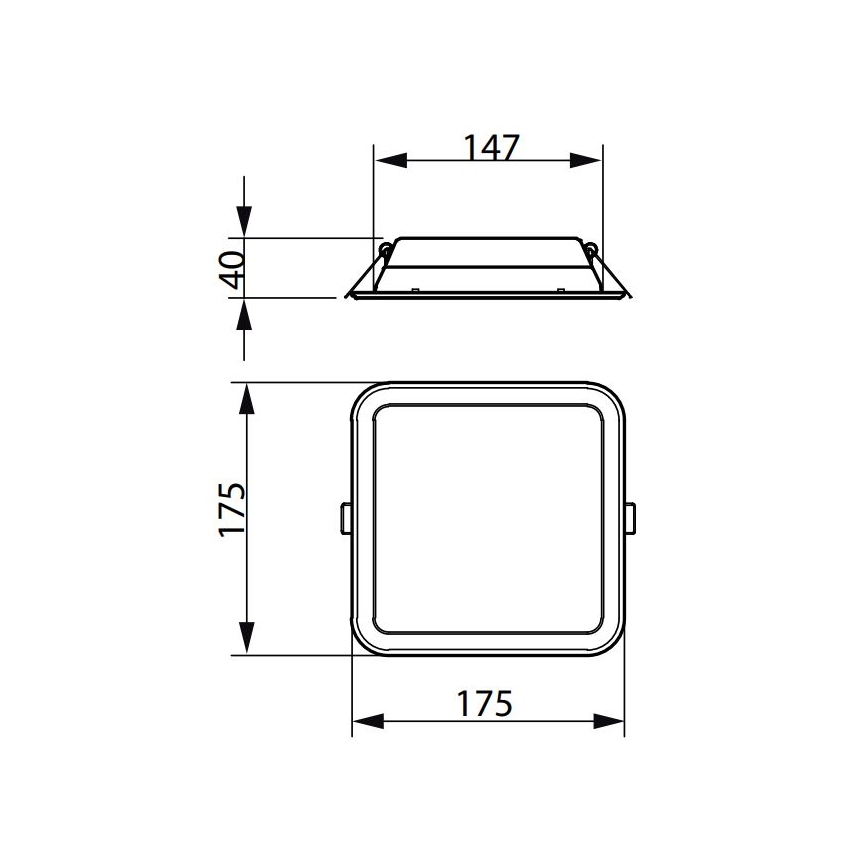 Philips - LED Oprawa wpuszczana LEDINAIRE SLIM LED/10,5W/230V