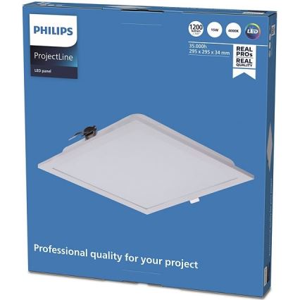 Philips - LED Oprawa wpuszczana PROJECTLINE LED/15W/230V 29,5x29,5 cm