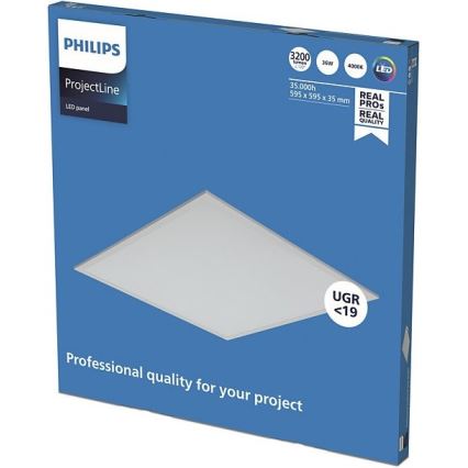 Philips - LED Oprawa wpuszczana PROJECTLINE LED/36W/230V 59,5x59,5 cm