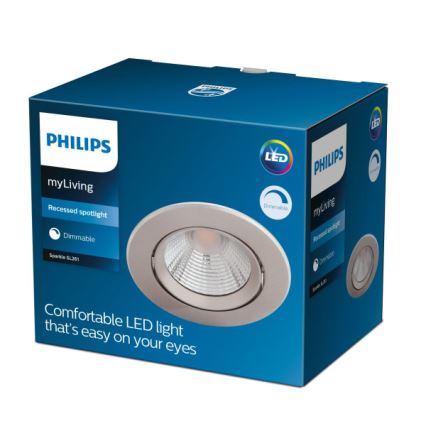 Philips - LED Oprawa wpuszczana ściemnialna SPARKLE LED/5,5W/230V